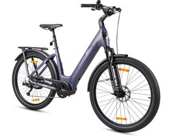 Elektrische Fiets TTGO Z5 - 36V 18AH Accu - Middenmotor - Max Actieradius 120 KM - Aluminium Lage Instapframe - 27.5×2.4 Inch Wielen - Shimano 9 Versnellingen - Hydraulische Schijfremmen - LCD Display - Elektrische Stadsfiets -Blauw