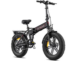 ENGWE Elektrische Fiets EP-2 BOOST - Elektrische Vouwfiets - 250W Motor - 48V 13Ah Accu - 100 km Actieradius - 20 Inch - Shimano 7 Versnellingen - Mechanische Schijfremmen - Zwart