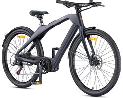 ENGWE N1 Pro Elektrische fiets - Actieradius 100km - Verwijderbare batterij 36V10Ah - Motor 250W - met koppelondersteuning - Frame van koolstofvezel - 7-versnellingsbak - Wieldiameter 700C - Grijs