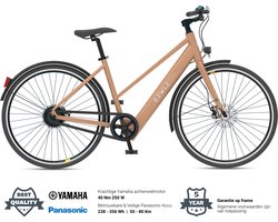 EZWLZ Elektrische Fiets Forenz L - Nederlands Merk - Actieradius 50 km - Yamaha Achterwielmotor - Hybride E-Bike - Panasonic batterij - LCD Display