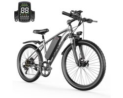 G73 Elektrische Fiets – Fiets Voor Dagelijks Gebruik, Uitgerust Met Een Motor Van 250 W, Een Uitneembare 48 V 13 Ah-accu, Een Topsnelheid Van 25 Km/u En Een Versnellingssysteem Met 7 Versnellingen, Geschikt Voor Mountainbiken En Korte Ritten