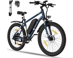 Hitway Elektrische Fiets BK15 Pro - 27.5 Inch City Commuter EBike met Afneembare 36V 13Ah Lithium Batterij - Mountain E-Bike met 250W Motor - 7 Versnellingen - IP54 Waterdicht - Elektrische Fietsen
