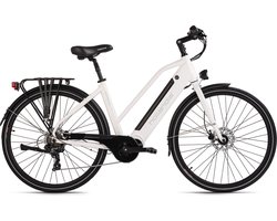 Hollandia Fiets (elektrisch) Alu E-Citybike Dames Hollandia Mantova 28'' E-Bike wit 7 versnellingen - 49 cm