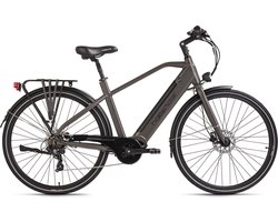 Hollandia Fiets (elektrisch) Alu E-Citybike Heren Hollandia Mantova 28'' grijs 7 versnellingen - 52 cm