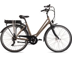Hollandia Fiets (elektrisch) Damesfiets e-city 28'' Optima Basic Bruin 7 versnellingen - 50 cm