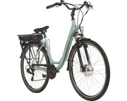 Hollandia Fiets (elektrisch) E-stadsfiets dames Hollandia Lido 28'' e-bike 7 versnellingen groen - 49 cm