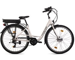 Hollandia Fiets (elektrisch) E-stadsfiets dames Hollandia Zagon 28'' 6 versnellingen - 44 cm