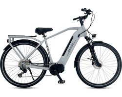 Maxtron MTS-20 Elektrische Fiets - LG 36V 14Ah (504Wh) Accu - tot 120 km Actieradius - Schwalbe Marathon 28×2.00 anti-lekbanden - Hydraulisch Schijfremsysteem - Shimano Deore 11-Speed - Elektrische Stadsfiets - Grijs