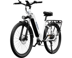 "Onesport OT05 elektrische fiets - 27,5"" aluminium frame - 250W motor - wit"