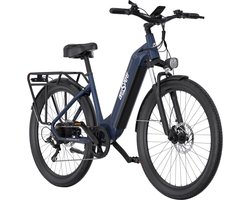 Onesport OT05 Elektrische fiets 27,5” Aluminium frame 36V 18,2Ah Batterij 25km/h ANANDA 250W Motor Koppelsensor Shimano 7 versnellingen 60-120KM Max Bereik Olieschijf 100kg Max Belasting - Blauw