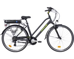 Orus Randonnee elektrische fiets 13 Ah - dames - 48 cm - grijs