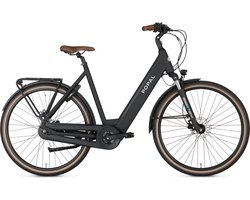 Popal Novel mm Elektrische Fiets - E-bike 28 Inch - Damesfiets 47 cm - 7 Versnellingen - Hydraulische schijfrem - 522​​​​​​​ Wh Accu - Matzwart