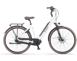 Puch E-Dance S N7 Elektrische Fiets - Damesfiets - Glans wit - Lage instap - Ananda M80 - 7 versnellingen - E-bike