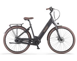 PUCH E-Dance S N7 Elektrische Fiets - Damesfiets - Mat Zwart - Lage instap - Ananda M80 - 7-versnellingen - E-bike
