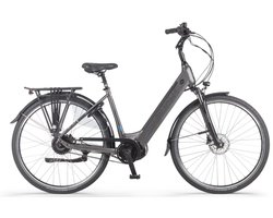 PUCH E-Zirkon Enviolo Belt 2024 Elektrische Fiets – E-bike – Rijklaar Geleverd - Lage Instap - Riemaandrijving - Framemaat 49 - Uitneembare Accu - 28 Inch - 250W Bafang Middenmotor - 150 km Actieradius - Antraciet