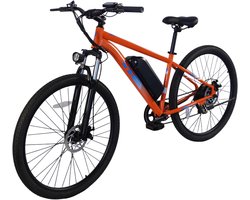 PVY M29 Elektrische Fiets - 29 Inch Banden - 250W Motor - 48V 17.5Ah Accu - 25 km/u Max Snelheid - 120 km Bereik - Shimano 7 Versnellingen - Oranje