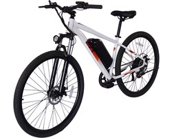 PVY M29 Elektrische Fiets - 29 Inch Banden - 250W Motor - 48V 17.5Ah Accu - 25 km/u Max Snelheid - 120 km Bereik - Shimano 7 Versnellingen - Wit