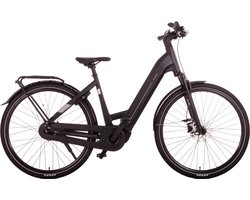 Rucanor Rio - Elektrische fiets 28 Inch - 50 cm - Damesfiets met 7 versnellingen - Hydraulische schijfrem - 550 Wh Accu - Matzwart