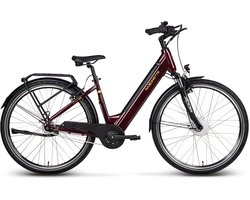 Saxonette Comfort Plus 5.0 dames ebike Nexus 7 13Ah wijnrood