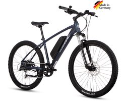 【Vroege Kerstdeals】SAXXX Everest - Elektrische Fiets - 95% Vooraf Geassembleerd Mountainbike - 374Wh Verwijderbare Accu - 90 km Actieradius - 27.5 Inch Wielen - Shimano 7 Versnellingen - Hydraulische Schijfremmen - Achterwielmotor 250W - Aluminium