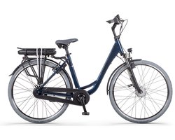 Tomos EB 06 - Elektrische Fiets - Glanzend Donkerblauw - 28 inch - 55 cm - Accu 522Wh - 250W Ananda Voorwielmotor - Shimano Nexus 7 Versnellingen - V-Brake Remmen