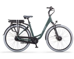 Tomos EB 07 - Elektrische Fiets - Mat Groen - 28 inch - 55 cm - Accu 522Wh - 250W Ananda Voorwielmotor - Shimano Nexus 7 Versnellingen - Hydraulische Schijfremmen