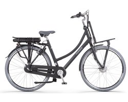 Tomos EB 08 – Coal Black Matt – Elektrische Stadsfiets – 28 inch – Ananda 250W Voorwielmotor – Shimano Nexus 3 Versnellingen – 522 Wh Accu – Framemaat 50 cm