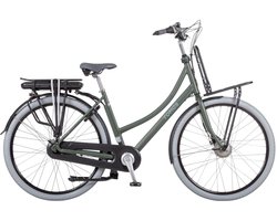 Tomos EB 09 - Elektrische Fiets - Mat Khaki - 28 inch - 50 cm - Accu 522Wh - 250W Ananda Voorwielmotor - Shimano Nexus 7 Versnellingen - Rollerbrakes