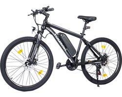 Touroll U1 elektrische MTB fiets 26 inch - 250W motor - 65km actieradius - zwart