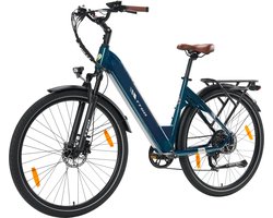 TTGO C3 PRO Elektrische Fiets - 250W Motor - 36V20Ah Accu - Max Snelheid 25km/u - Max Bereik 80-120km - 28 Inch Banden - Shimano 7 Versnellingen - Groen
