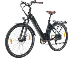 TTGO C3 PRO Elektrische Fiets - 250W Motor - 36V20Ah Accu - Max Snelheid 25km/u - Max Bereik 80-120km - 28 Inch Banden - Shimano 7 Versnellingen - Zwart