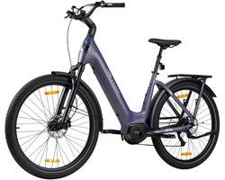 TTGO Z5 Elektrische Fiets - 250W Motor - 36V18Ah Accu - 27.5 Inch Banden - Max Snelheid 25km/u - Max Bereik 110-130km - Shimano 9 Versnellingen - Diepblauw