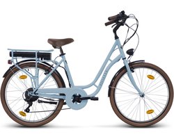 Villette Vintage retro elektrische fiets blauw