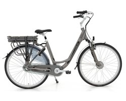 Vogue Basic N7 Elektrische Fiets Mat Grijs 49cm – Elektrische Damesfiets met 468Wh Accu