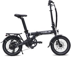 Vogue Mini - Elektrische Vouwfiets - Mat Zwart - 120 kg Draagvermogen - 36V/281Wh Accu - Hydraulische Remmen - 6 Versnellingen - Achterwielmotor