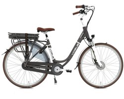 Vogue Premium Elektrische Fiets 7SP 53cm Lage Instap - Mat Bruin