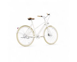 WATT E-bike Valencia Medium 50 cm – Elektrische Fiets – Parelwit – 28 inch – 250W – 36V – Shimano Nexus 7 Versnellingen – Actieradius 70-120 km –