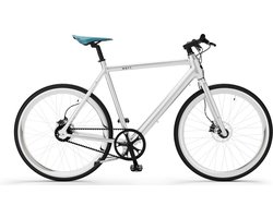 WATT - Elektrische Fiets - E-bike - 25 km/u - 5 Ondersteuningstanden - Geïntegreerde Accu en Verlichting - Display en Fietsriem - 70 Kilometer Bereik - Brooklyn - Elektrische Fietsen - Mannen - 59 cm - Aluminium - Universele Onderdelen - 250W Motor