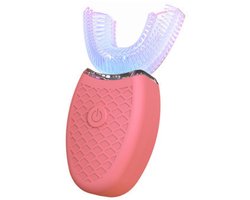 2 in 1 Elektrische Tandenborstel - Tanden Bleker - 360 Graden Tandenborstel - Intelligent Whitening Kit Toothbrush - Toothbrush - Whitening Kit - Tanden Bleken - Tandenborstel - Elektrisch - 360° Tandenborstel - roze