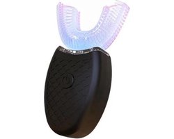 2 in 1 Elektrische Tandenborstel + Tanden Bleker - 360 Graden Tandenborstel - Intelligent Whitening Kit Toothbrush - Toothbrush + Whitening Kit - Tanden Bleken - Tandenborstel - Elektrisch - 360° Tandenborstel - Zwart
