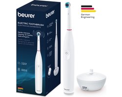 Beurer TB 30 Elektrische Tandenborstel – Tandenborstel - 2 Poetsstanden – Timer – 20 Dagen Accuduur – Compatibel met Oral-B Opzetborstels – Oplader – 3 Jaar Garantie