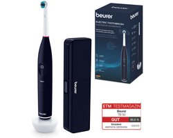 Beurer TB 50 Elektrische tandenborstel - 3 Individuele programma's: Clean, Sensitive & White - Batterijduur tot 45 dagen - Incl. opbergbox, lader, adapter & borstelkop - Timer - Goed getest - 3 Jaar garantie