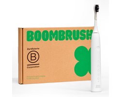 BOOMBRUSH Elektrische Tandenborstel - The Start - Sonische Tandenborstel - Wit - 90 Dagen Batterij - Duurzaam
