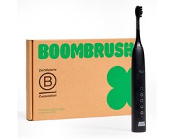 BOOMBRUSH Elektrische Tandenborstel - The Start - Sonische Tandenborstel - Zwart - 90 Dagen Batterij - Duurzaam