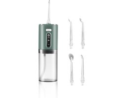Draagbare draadloze waterflosser voor de mond – IPX7 waterdichte monddouche met 280 ml tank, oplaadbare elektrische tandenreiniger voor gebruik op reis en thuis