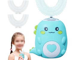 Elektrische Kinder Tandenborstel met Trillingsfunctie – Automatische Reiniging – Dinosaur Design
