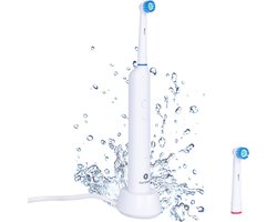 Elektrische Tandenborstel met 2x Opzetborstels - Tandenborstel Elektrische - 3 Modi - 8800 Rotaties - Opzetborstels 2x - Wit - Optismile