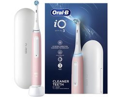 Elektrische tandenborstel Oral-B iO Series 3 Roze – magnetische tandenborstel – met reisetui & oplaadstation – 3 reinigingsstanden