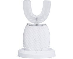 Elektrische Tandenborstel - Tanden Bleker - 360 Graden Tandenborstel - Elektrische tandenborstel met basis - Intelligent Whitening Kit Toothbrush - Toothbrush - Whitening Kit - Tanden Bleken - Tandenborstel - Elektrisch - 360° Tandenborstel - Wit
