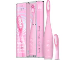 FOREO ISSA 4 Sonische Elektrische Tandenborstel – 4-in-1 Oplaadbaar met Extra Borstelkop, Zachte Haren, Langdurig Gebruik, Zachte Reiniging - Pearl Pink